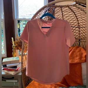 Blush blouse